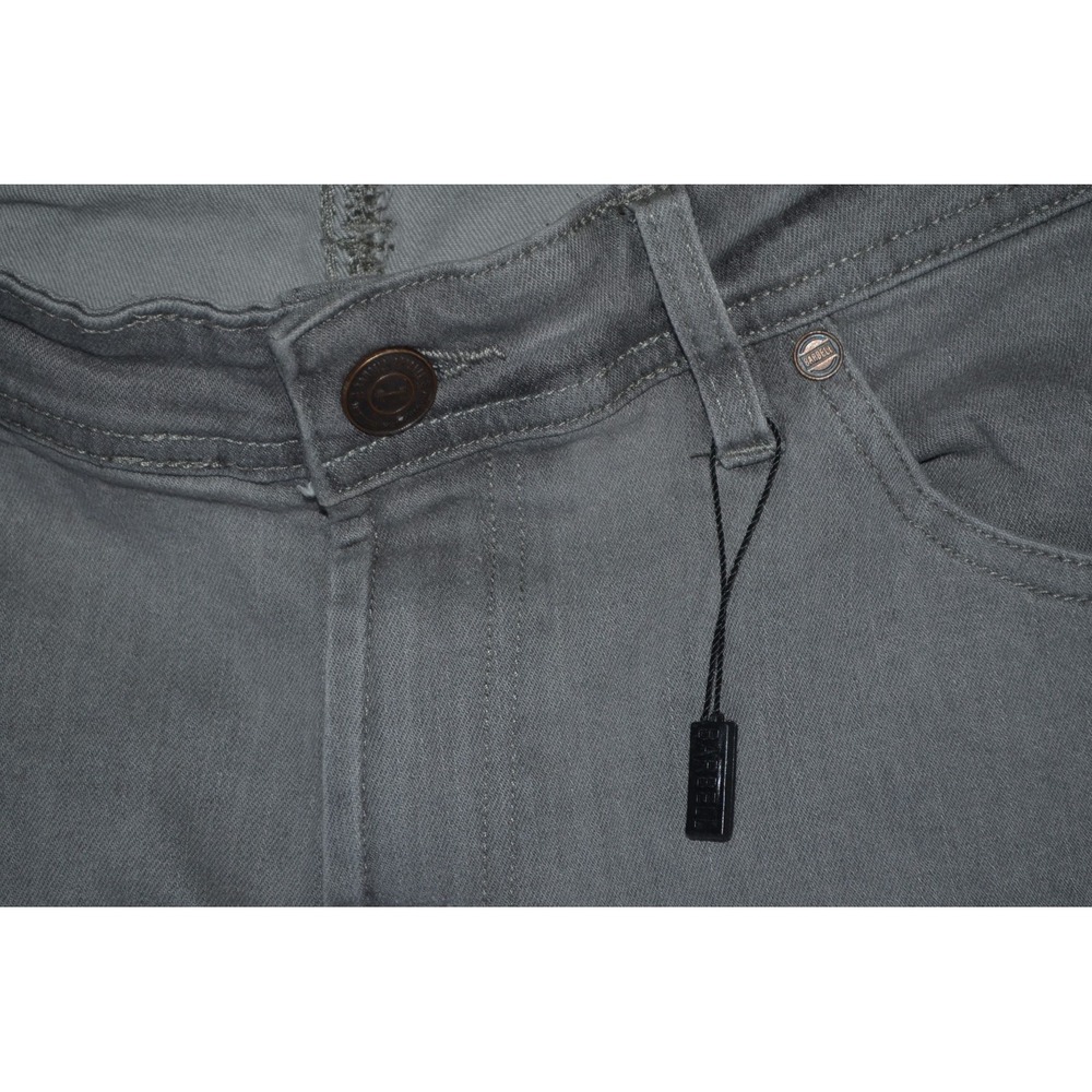 Barbell Apparel Jeans Mens 34x34 Gray Slim Athletic Fit Stretch Denim Cotton New - Picture 3 of 11